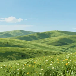 A beautiful landscape, digital art