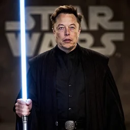 elon musk as emperor palpatine as seen in stars wars episode 3 , 8k resolution, full HD, cinematic lighting, award winning, anatomically correct