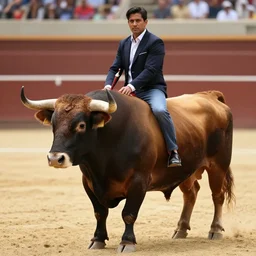 they put him on the front of forbes he parades the bull like he's a matador