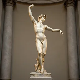 the ballerina ribbon statue by michelangelo