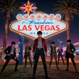 18th century Las Vegas, fantasy, neon lights, james gurney, katsuhiro otomo, james paick, cinematic lighting, artstation, vibrant nature, anime style, Craig Mullins, Greg Rutkowski, Pete Morbacher, Tuomas Korpi, tekkon kinreet, volumetric light, artstation, octane render, redshift render, hyperrealism, photorealistic concept art, highly detailed