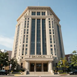the tva building from the loki series
