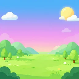 landscape image, vector art, mobile game background, in the style of candy crush by king