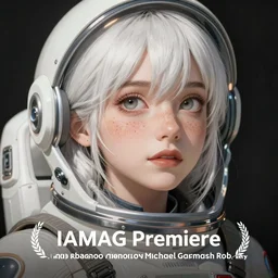 portrait Anime space cadet girl with white hair cute-fine-face, pretty face, realistic shaded Perfect face, fine details. Anime. realistic shaded lighting by Ilya Kuvshinov Giuseppe Dangelico Pino and Michael Garmash and Rob Rey, IAMAG premiere, aaaa achievement collection, elegant freckles, fabulous, eyes open in wonder
