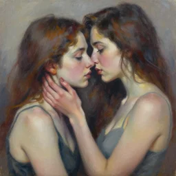 love and belonging, detailed painting, expressive masterpiece, trending on artstation, oil on canvas