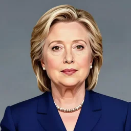 hillary clinton as a member of k - on, manga style