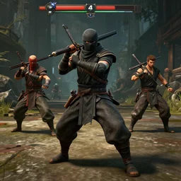 3 d model rpg game legendary character ninja 8 k unreal engine 5 scene