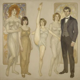 beautiful neutral earth toned palette knife painting artwork by yoji shinkawa jeremy mann, full character portrait 💃🤸♀, charlie bowater and magali villeneuve and alphonse mucha, gaston bussiere, craig mullins, j. c. leyendecker, by artgerm