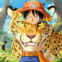 luffy as cheetah