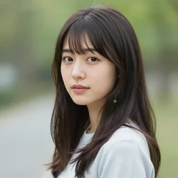 a portrait photo of a beautiful young woman who looks like a japanese mary elizabeth winstead