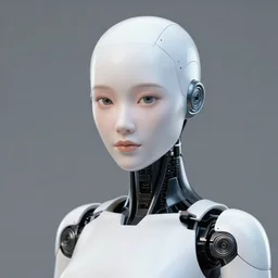 vfx portrait of female android