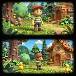neverhood point-n-click adventure sequel screenshots, strange world, claymation, highly detailed