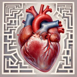 the maze of the human heart, extremely detailed, sharp focus, wide view, smooth, digital illustration, by james jean, by rossdraws, frank franzzeta, mcbess, sakimichan, brosmin, danton fadeev, steve simpson