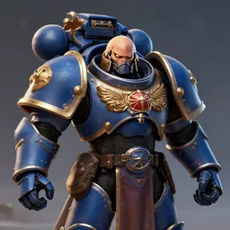 armor portrait heros warhammer 4 0 k horus heresy fanart - the primarchs emperor by johannes helgeson animated with vfx concept artist & illustrator global illumination ray tracing hdr fanart arstation zbrush central hardmesh 8 k octane renderer comics