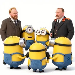 minions in soviet union meeting with vladimir lenin