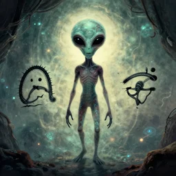 mysterious extraterrestrial writing