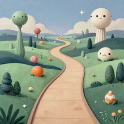 a whimsical matte painting of a winding path through magic worlds, vast surreal landscapes and horizon by asher durand and cyril rolando and natalie shau and heironymous bosch, megastructures inspired by the garden of earthly delights, insanely detailed and intricate, sense of awe