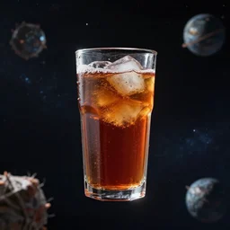 a sentient glass of koolaid floating in space