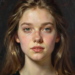 portrait of a young beautiful finnish norwegian swedish scandinavian attractive glamour model greg manchess painting by sargent and leyendecker, studio ghibli fantasy close - up shot asymmetrical intricate elegant matte painting illustration hearthstone, by greg rutkowski by greg tocchini by james gilleard