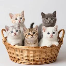 4 0 0 kittens in a huge basket