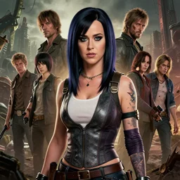 highly detailed portrait of katy perry, in the walking dead, stephen bliss, unreal engine, fantasy art by greg rutkowski, loish, rhads, ferdinand knab, makoto shinkai and lois van baarle, ilya kuvshinov, rossdraws, tom bagshaw, global illumination, radiant light, detailed and intricate environment