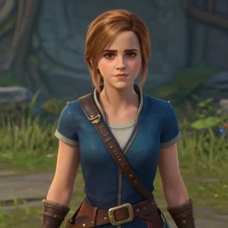 Screenshot of Emma Watson in Paladins video game
