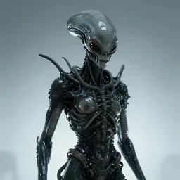 “a high quality photograph of a scary ascended alien AI entity that has transcended human comprehension”