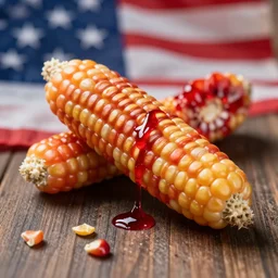 blood of the patriot nourishing the corncob of liberty