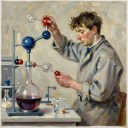 chemical reaction, intricate oil painting by john singer sargent, trending on artstation