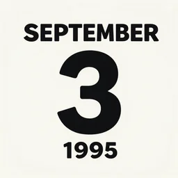 september 3 rd 1 9 9 5