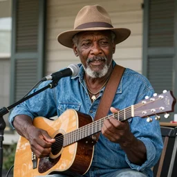 Ol' Dry Butter, deeply seasoned bluesman from louisiana