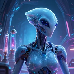 amazing dream about first contact with alien apex legends artificial intelligence singularity electron tube stargate portal, mass effect, tron, neon, hyper realistic, concept art, high key lighting, intricate, hyper detailed, smooth, high contrast, neon, volumetric lighting, octane, raytrace, symmetrical, moebius, greg rutkowski, huifeng huang, artgerm, beeple, jim lee,