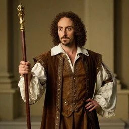 a photograph of Prospero from Shakespeare's The Tempest