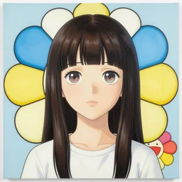a surreal portrait of a girl by takashi murakami, 4 k, detailed
