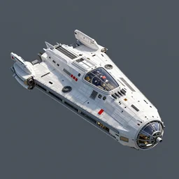 a 3 d render of a spaceship, rendered in cinema 4 d