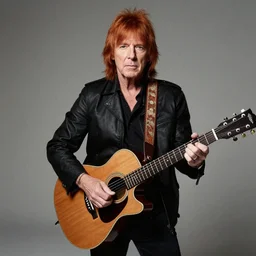 stevie nicks redhead guitar full portrait