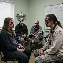 zombie therapy session