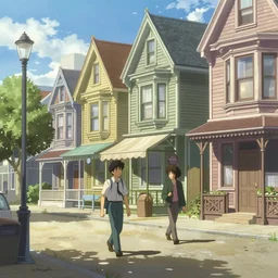 an victorian city, scene in the sun. 1 8 9 0, key visual, conceptart, ambient lighting, highly detailed, digital painting, artstation, concept art, sharp focus, by makoto shinkai and akihiko yoshida and greg manchess