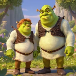 walter while mixed with shrek, highly detailed, mega detailed,