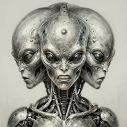 symmetry!! portrait of angry alien in the style of horizon zero dawn, machine face, intricate, elegant, highly detailed, digital painting, artstation, concept art, smooth, sharp focus, illustration, art by artgerm and greg rutkowski and alphonse mucha, 8 k