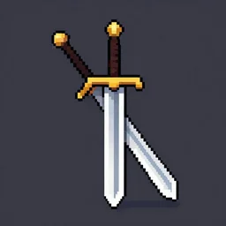 sword, pixel art