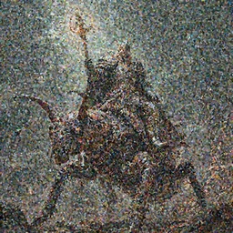a holy paladin lord riding ontop a insect lord dramatic lighting cinematic establishing shot extremely high detail foto realistic cinematic lighting post processed