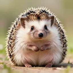 cute hedgehog hug