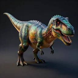drake as a dinosaur highly rendered, lit from above
