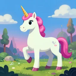unicorn, eater of worlds digital painting