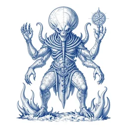 blueprint of Cthulhu, detailed anagram