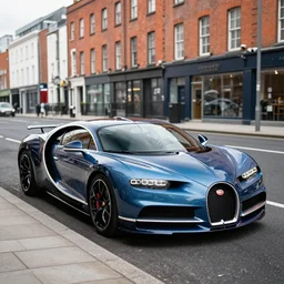 a bugatti chiron in dublin, ireland