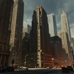 new york city with the architectural style of the combine of half - life 2, digital painting, high - resolution artist rendition