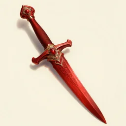 red fantasy sword, intricate, elegant, highly detailed, digital painting, 4k, HDR, concept art, detailed jewelry, smooth, sharp focus, illustration, art by Artgerm,  Alphonse Mucha