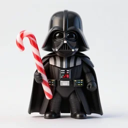 candy cane themed darth vader